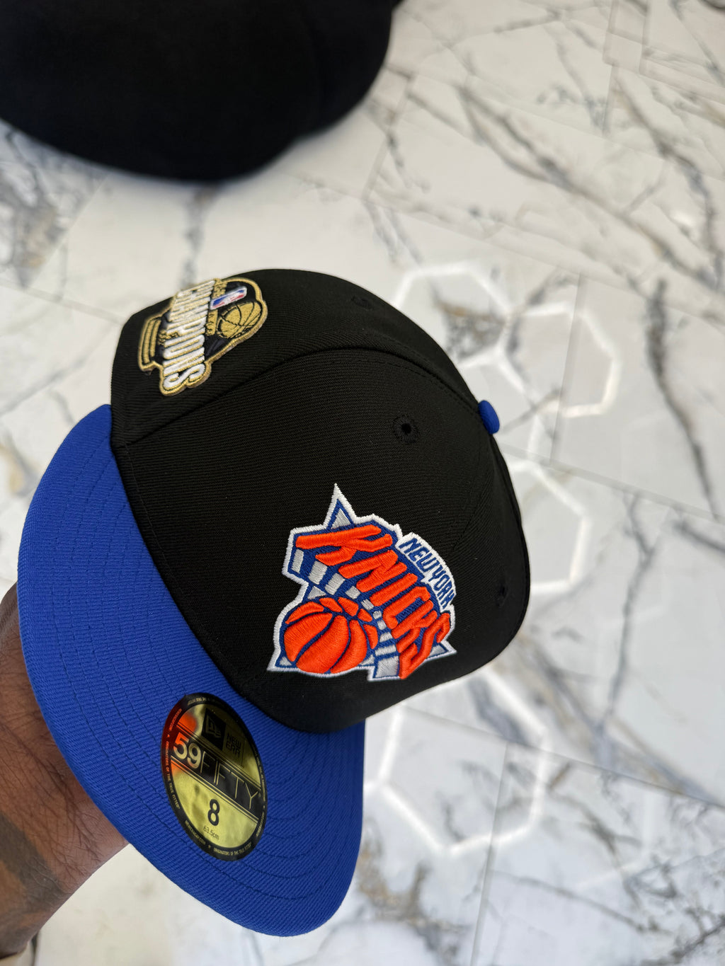 NEW YORK KNICKS 25-25 CHAMPIONSHIP FITTED
